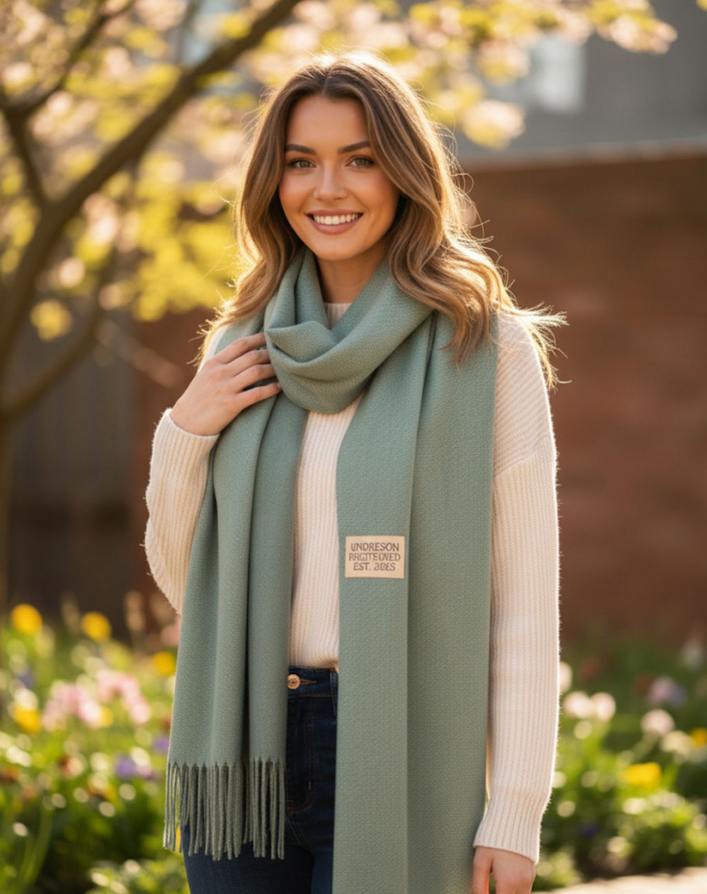Meadow Green Scarf