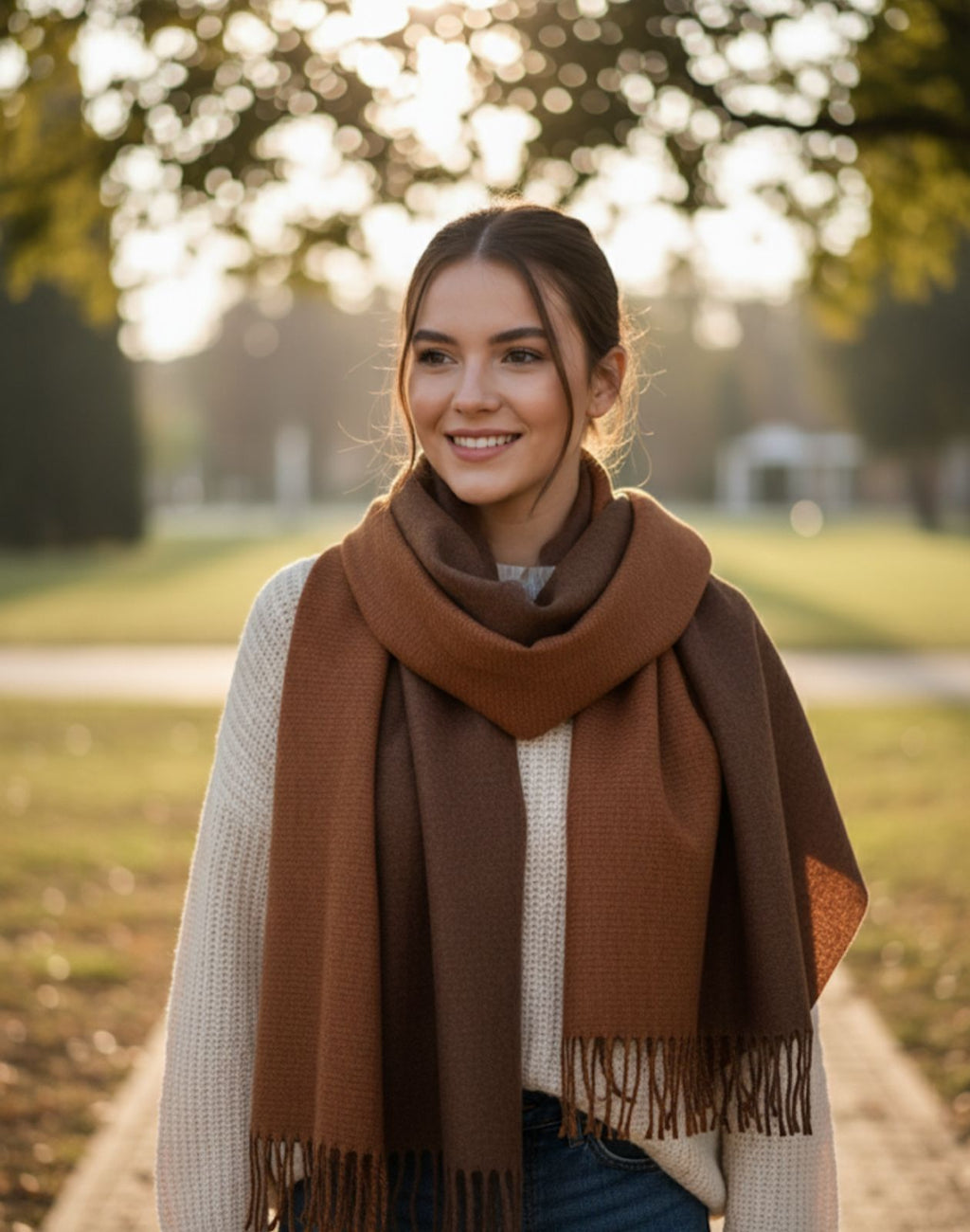Earth Tone Elegance Scarf