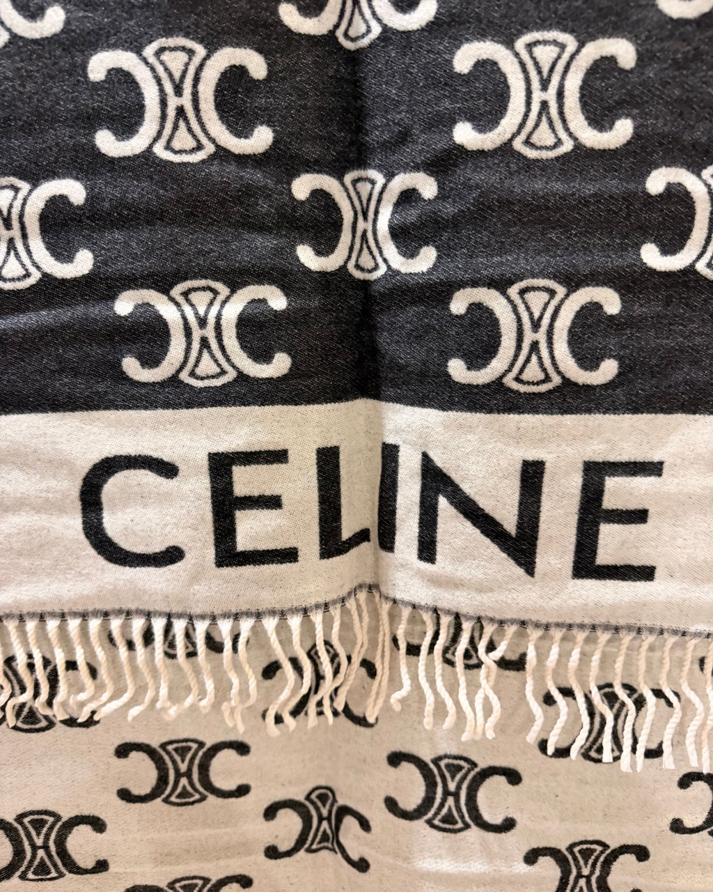 CELINE Midnight & Ivory Wrap