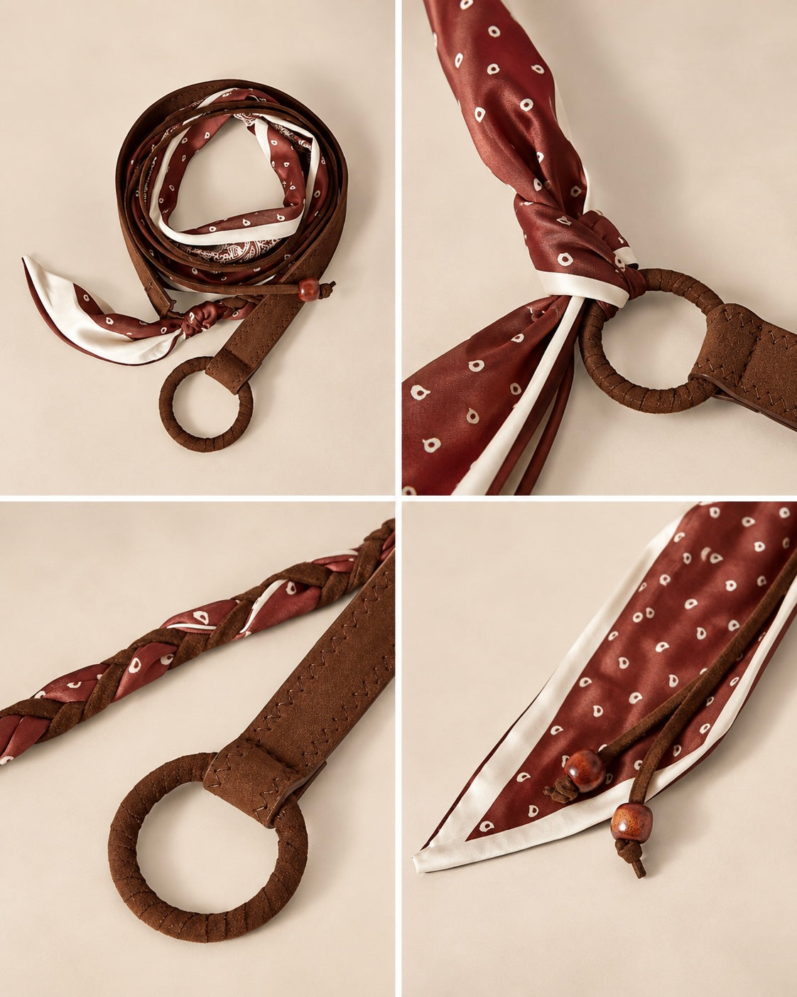 Alma Suede Scarf Belt