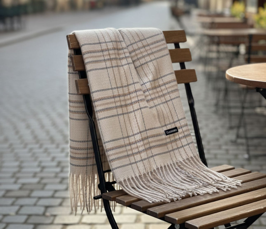 Classic plaid scarf