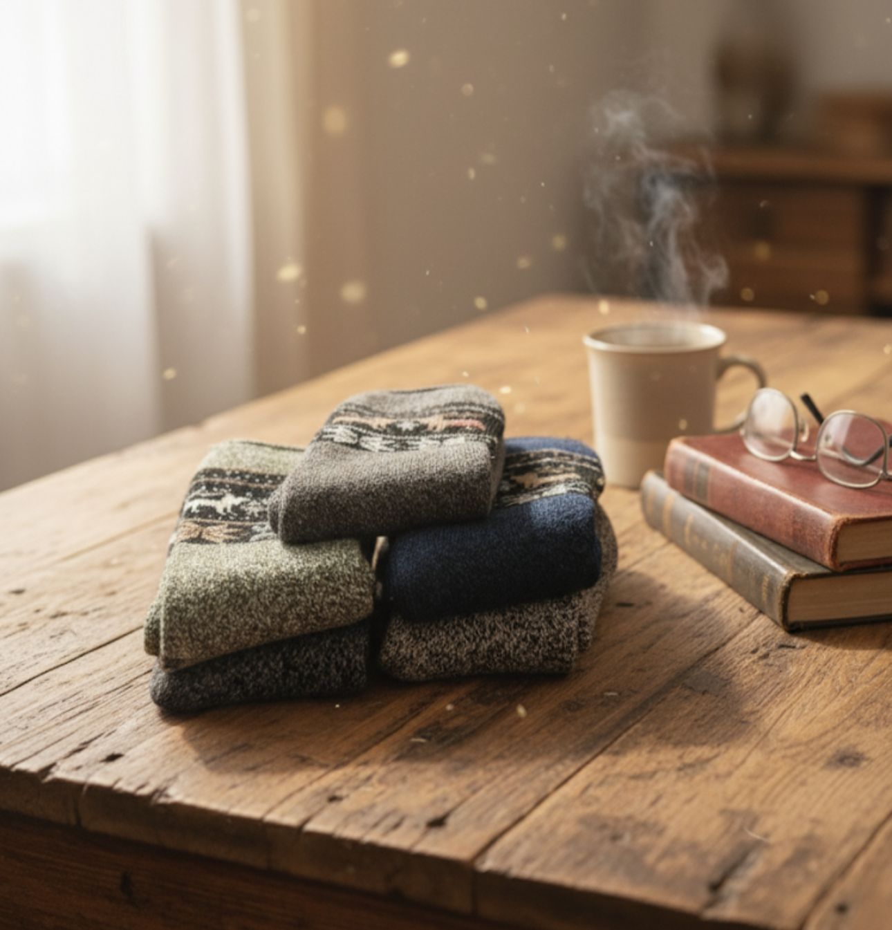 Men's Cabin Knit Thick Socks