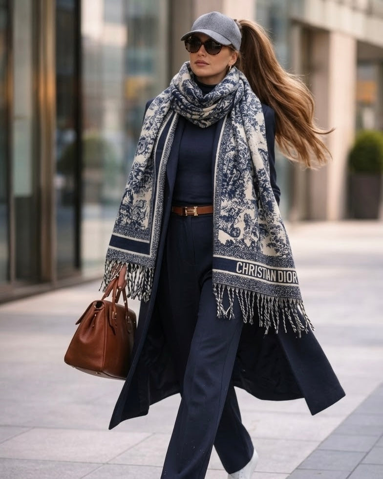 CHRISTIAN DIOR Toile de Jouy Sauvage Scarf