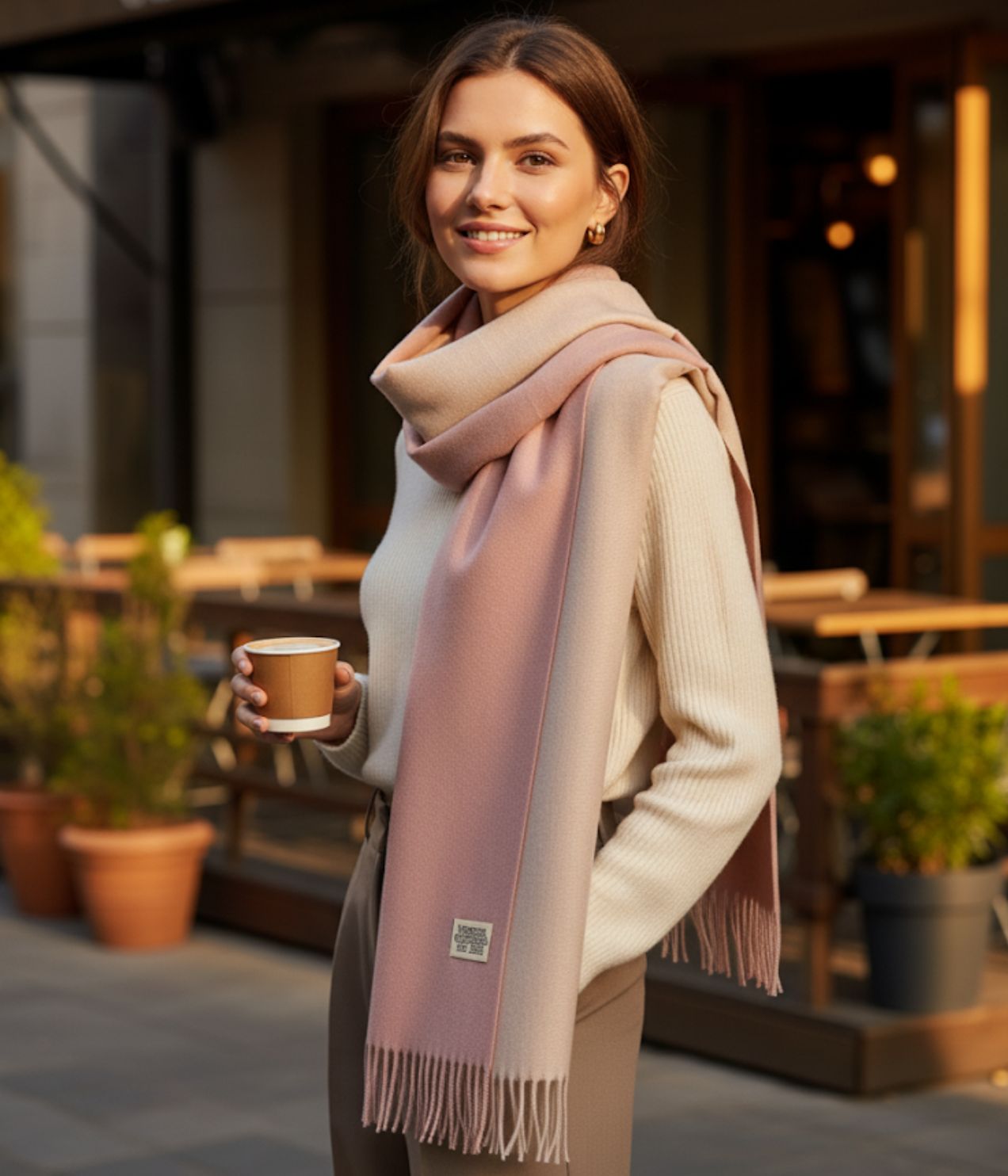 Soft Rose Wrap