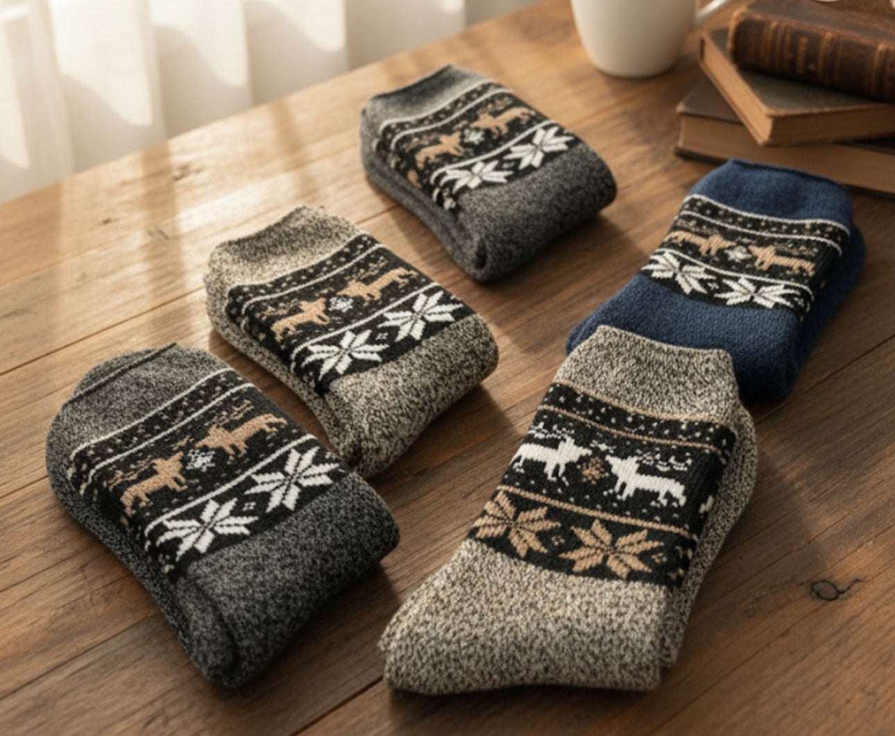 Men's Cabin Knit Thick Socks