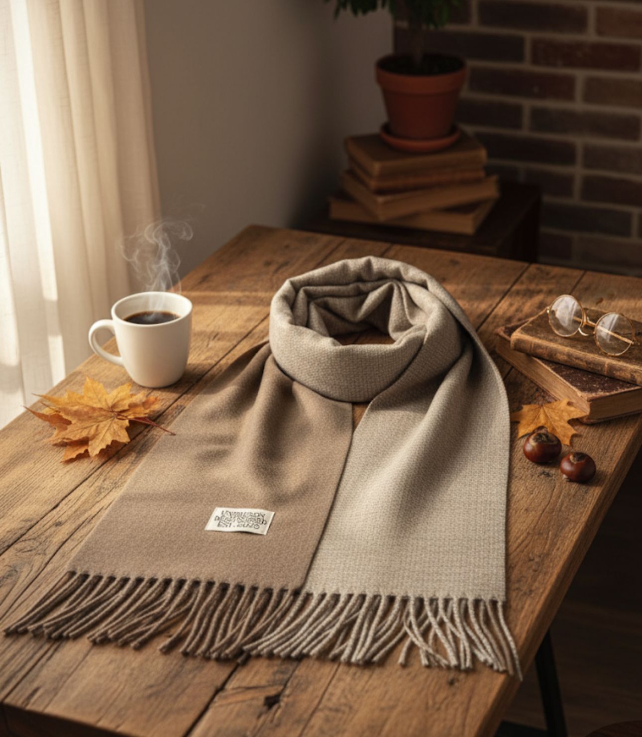 Light Eart tone Soft Scarf
