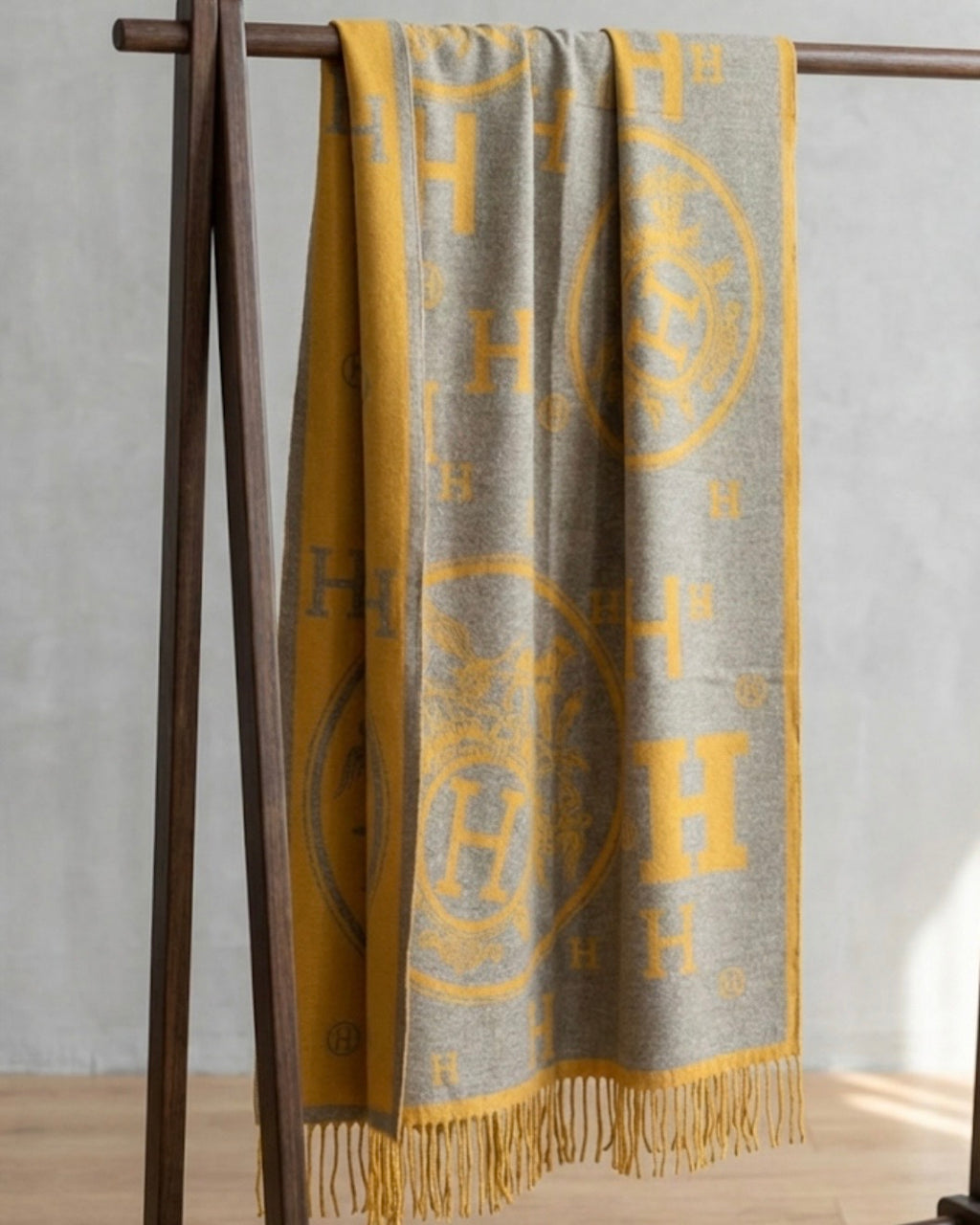Hermès Casaque Clefs de H Double-side Scarf