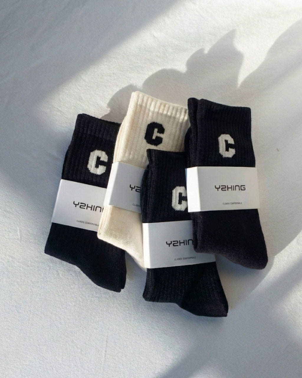 The New UniSex Letter C Korean Warm Socks Set