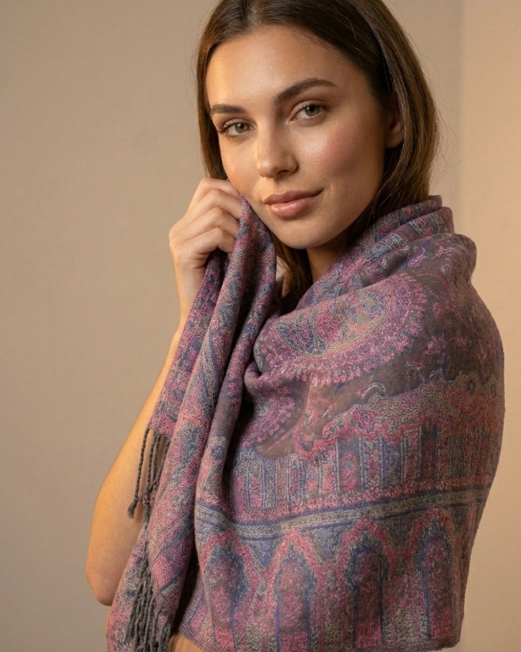 Pashmina Sienna Paisley
