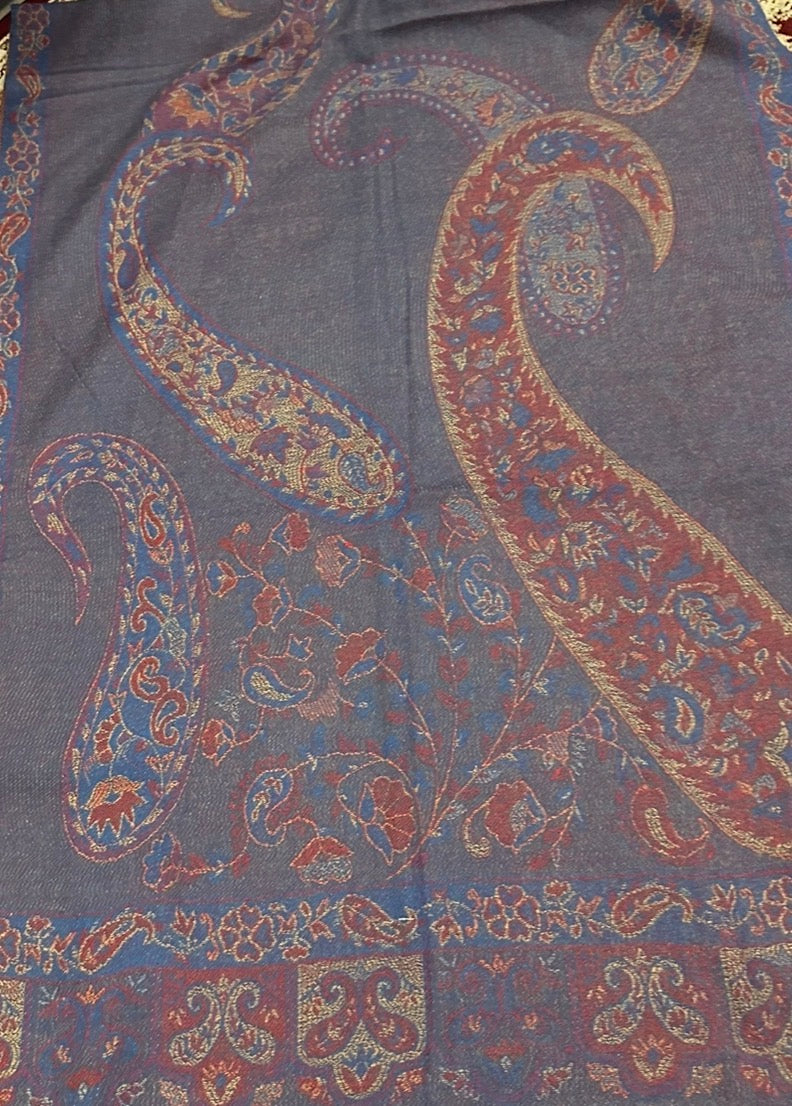 Pashmina Crimson & Gold Tapestry