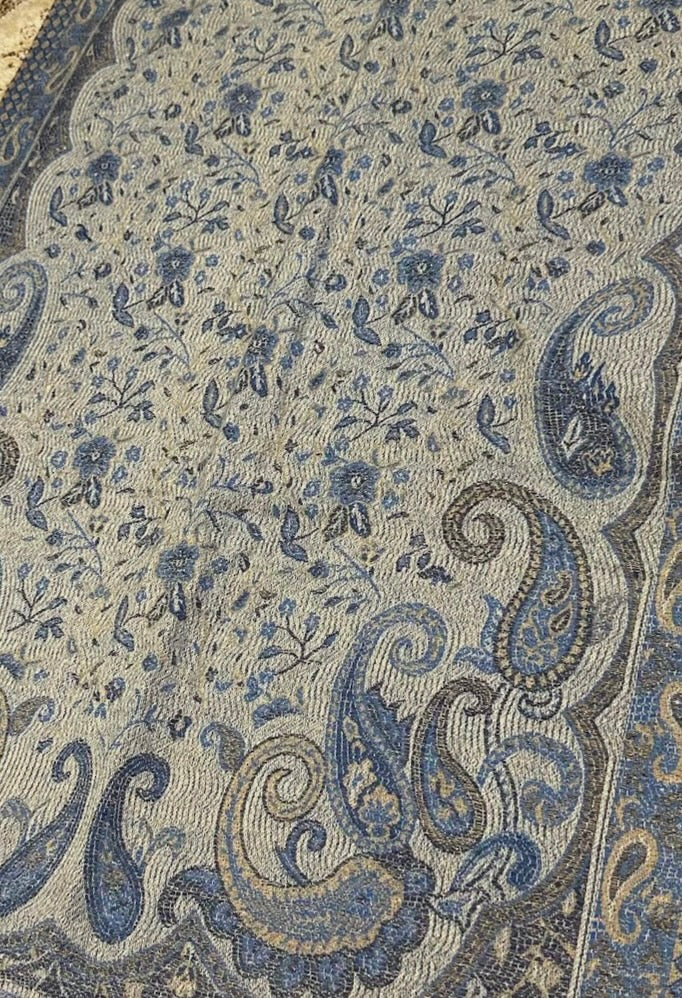The Blue Paisley Scarf