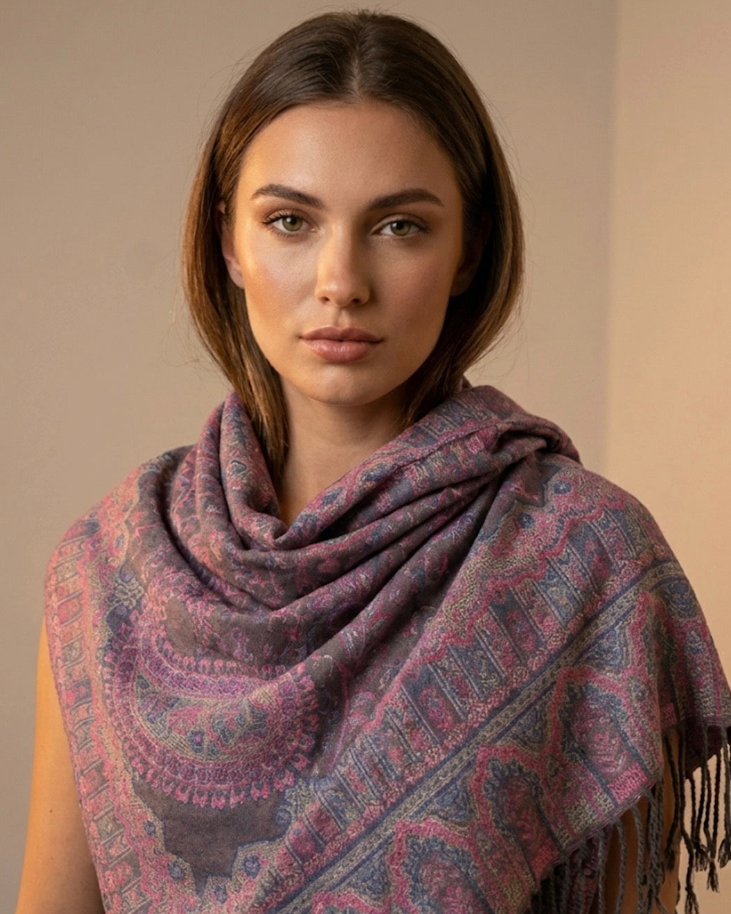 Pashmina Sienna Paisley