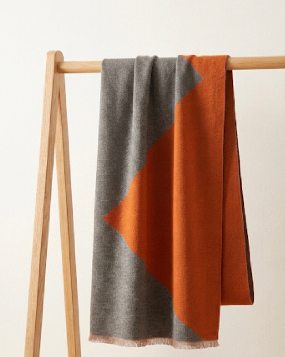 Terra & Ash Geometric Scarf
