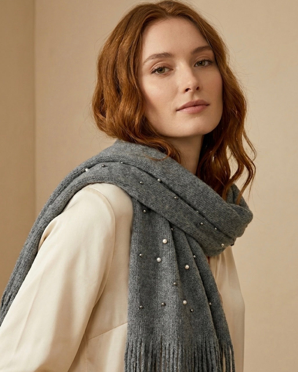 Lunar Pearl Scarf