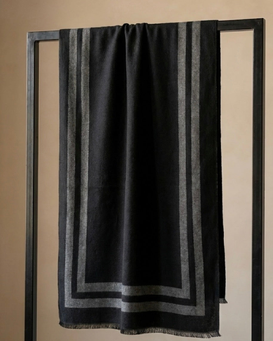 The Executive Black Scarf