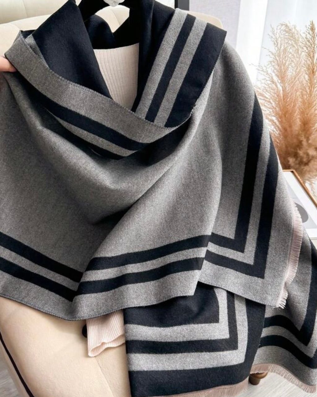 The Executive Black Scarf