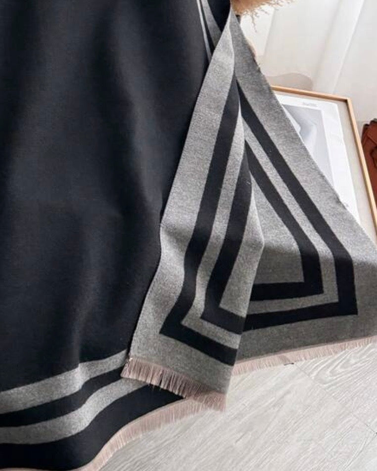 The Executive Black Scarf