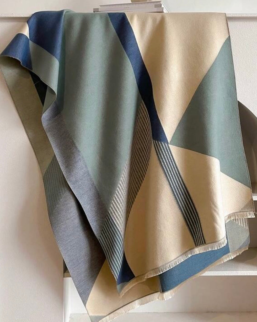 The Coastal Geo Weave Scarf