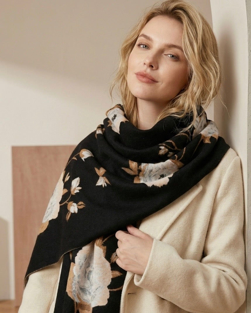 The Vintage Noir Scarf
