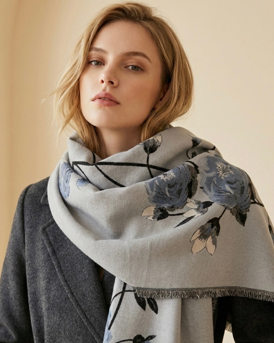 The Vintage Blue Scarf