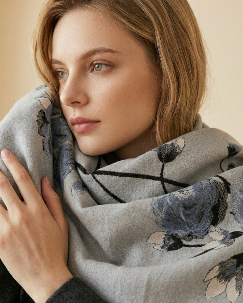 The Vintage Blue Scarf