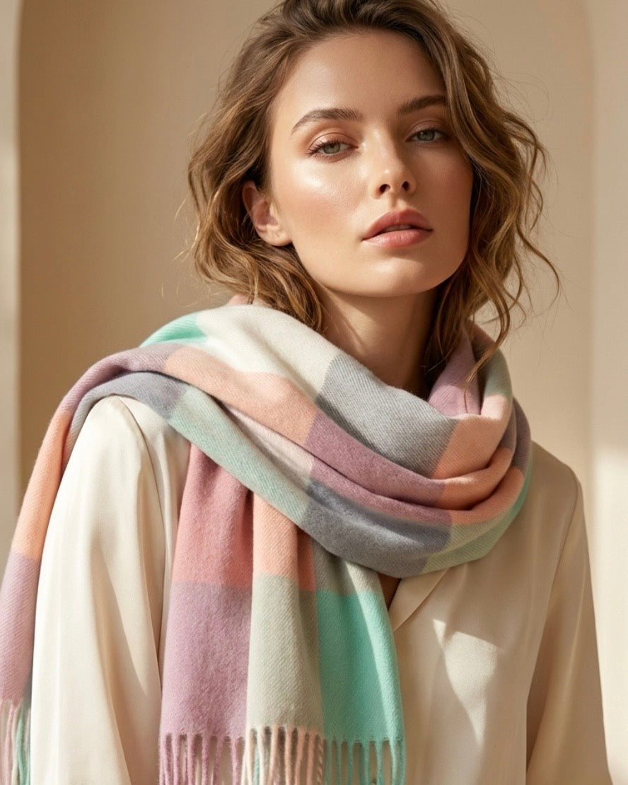 The Monaco Rose Scarf
