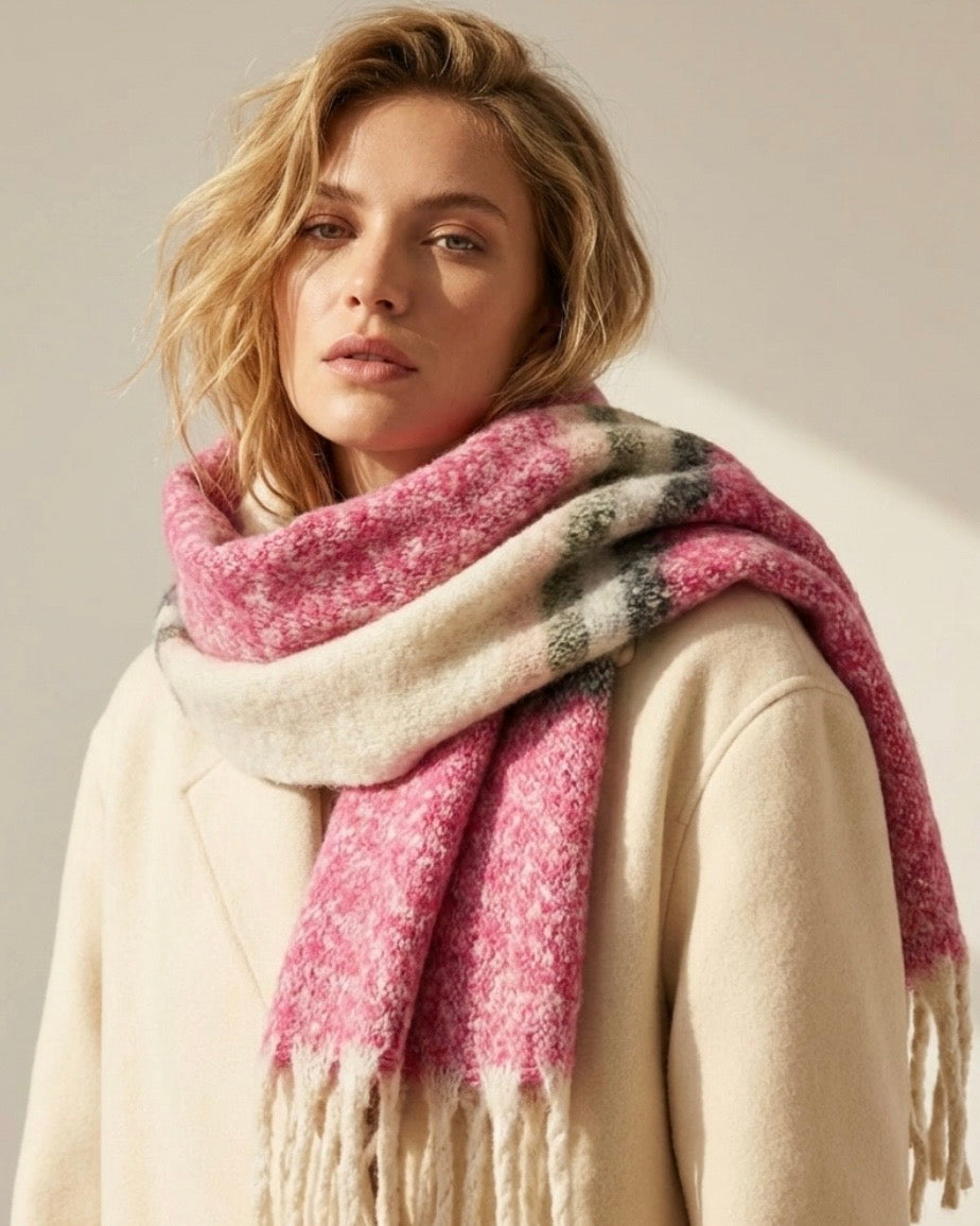 Sorbet Swirl Pink Scarf