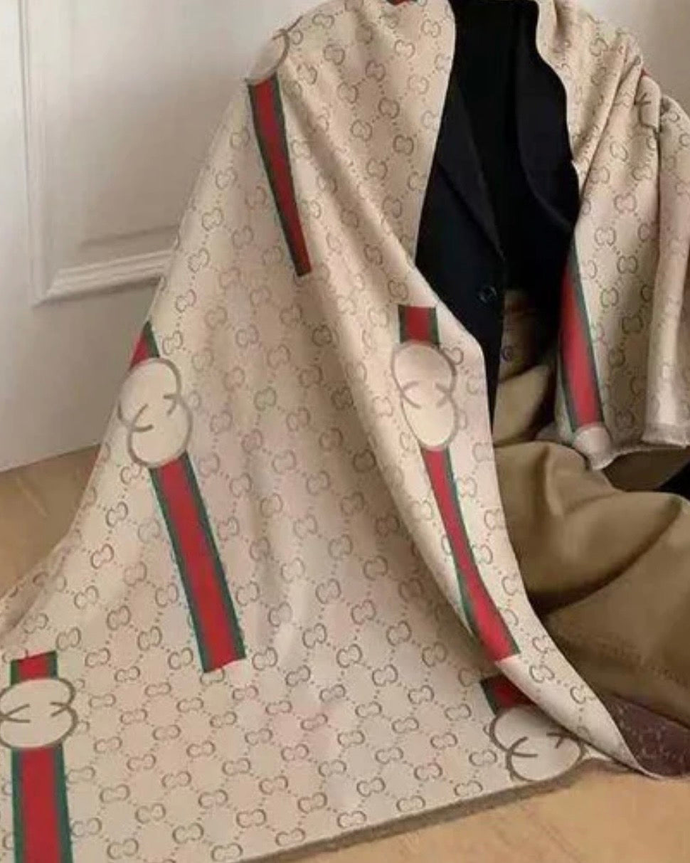 The Heritage Beige CC Scarf