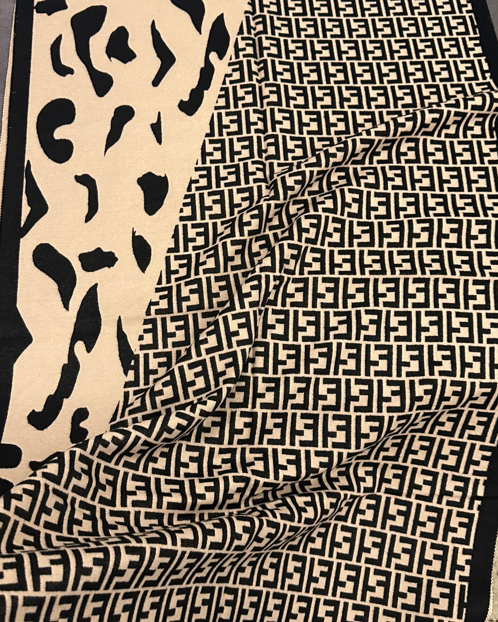 Sand & Onyx Elegance Scarf