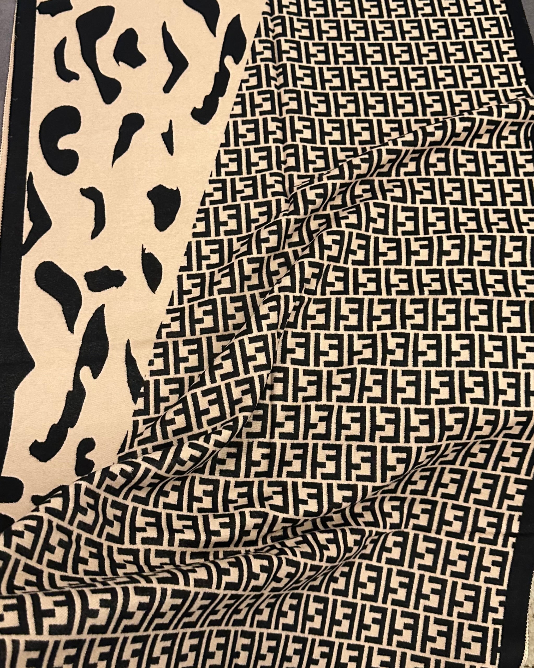 Sand & Onyx Elegance Scarf