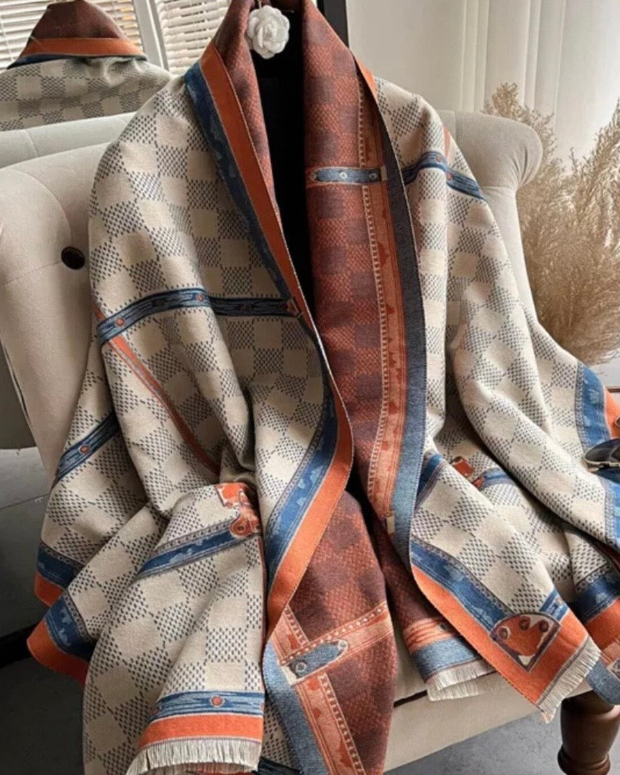 Louis Vuitton Damier Ebene Scarf
