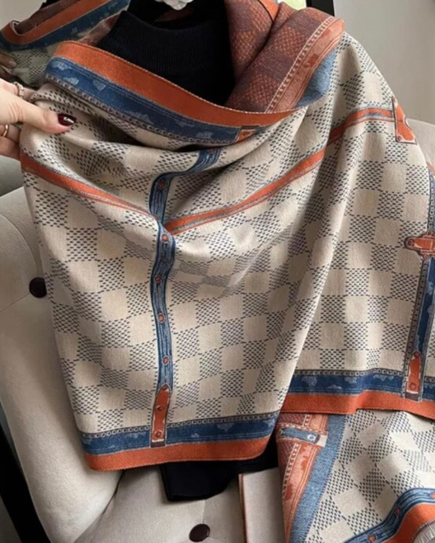 Louis Vuitton Damier Ebene Scarf