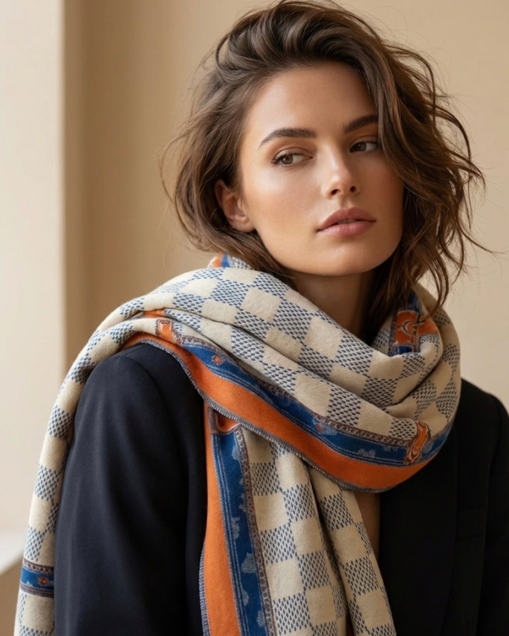 Louis Vuitton Damier Ebene Scarf