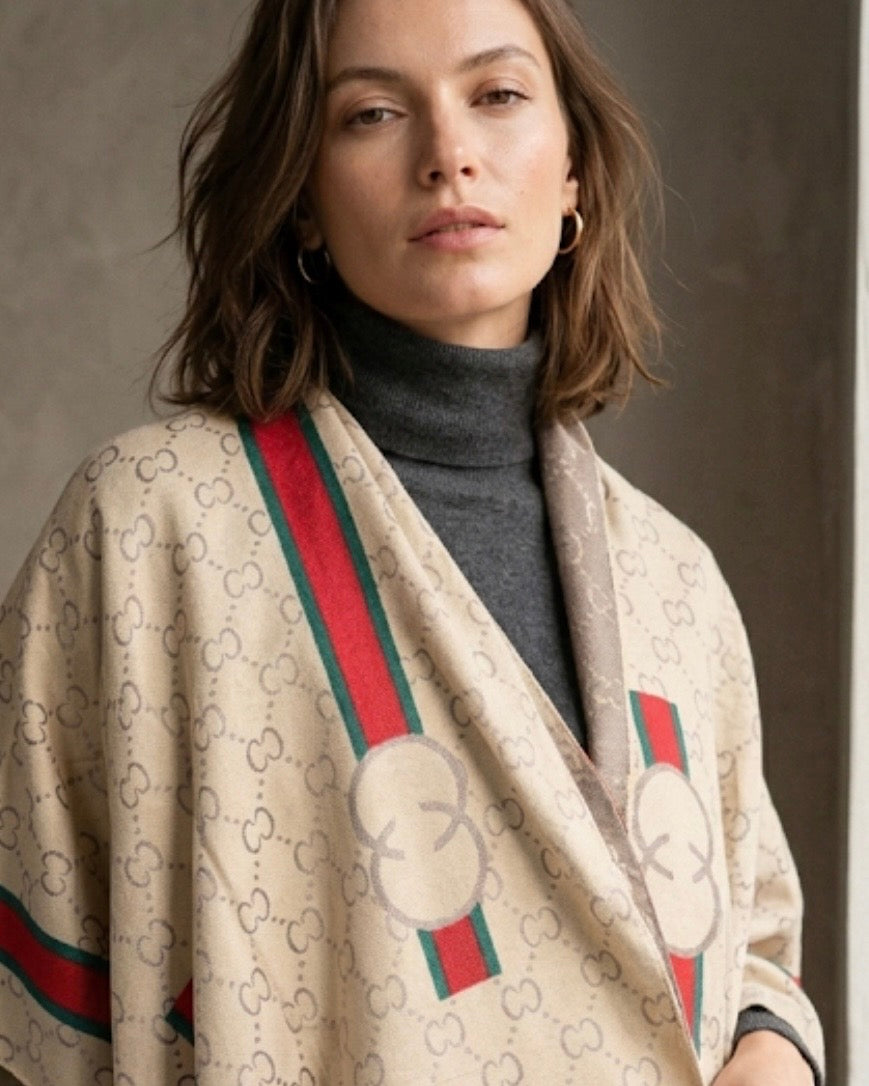 The Heritage Beige CC Scarf