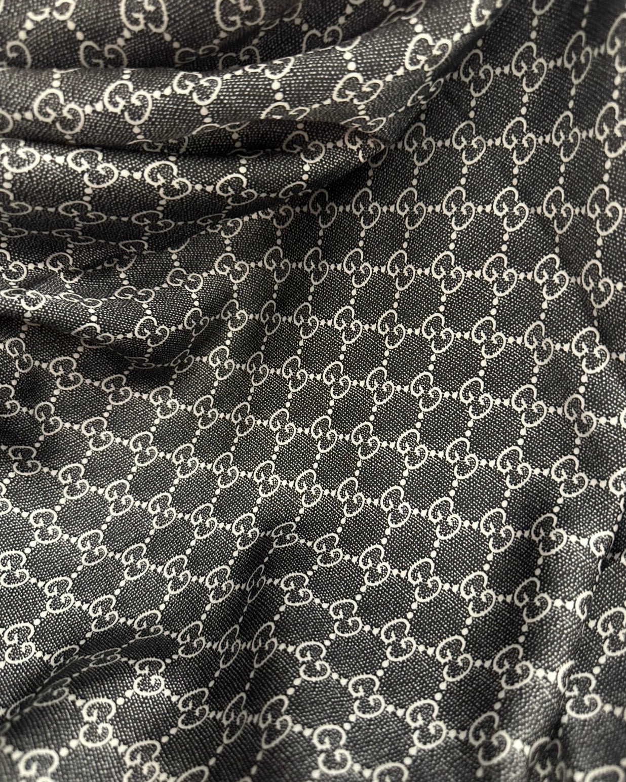 Platinum Slate GUCCI Silky Scarf