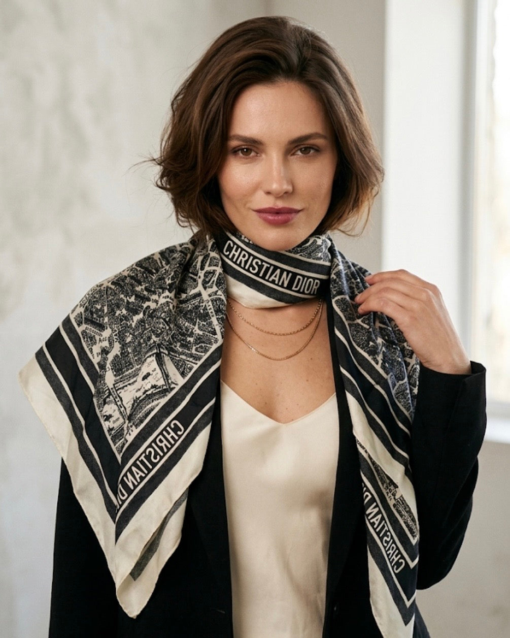 L'Étoile Cartographer Christian Dior Silky Scarf