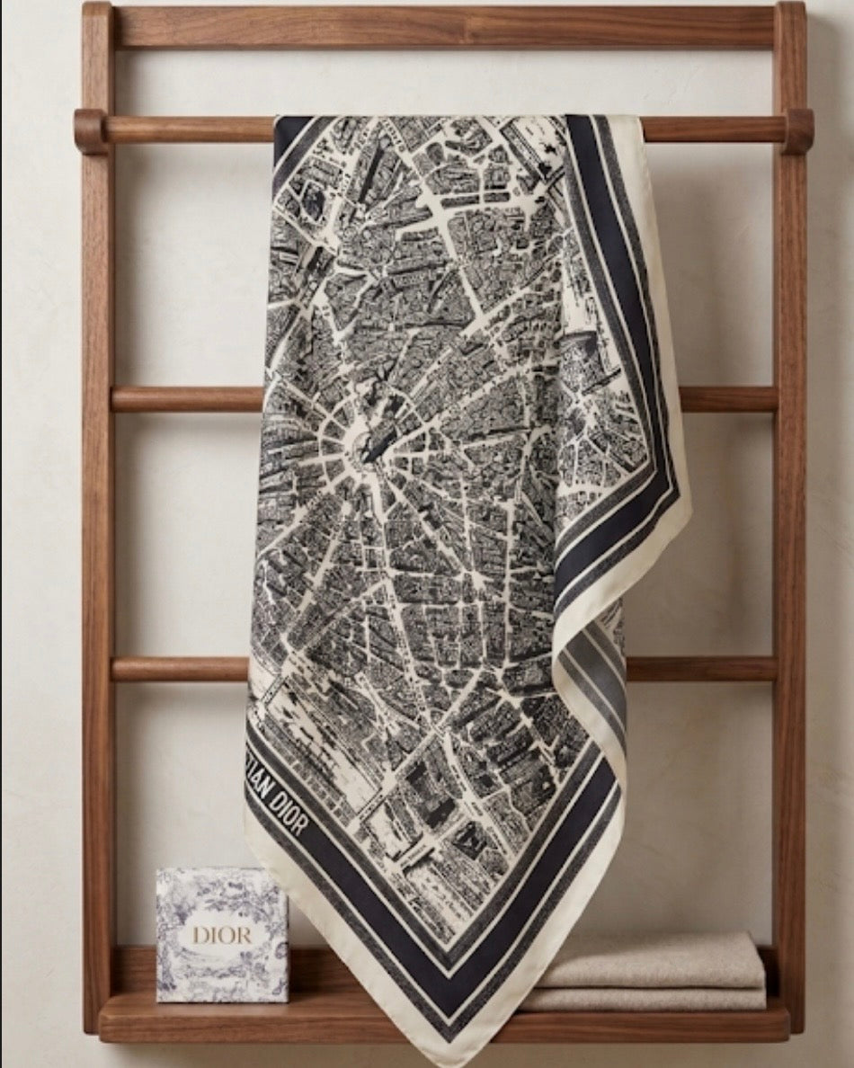 L'Étoile Cartographer Christian Dior Silky Scarf