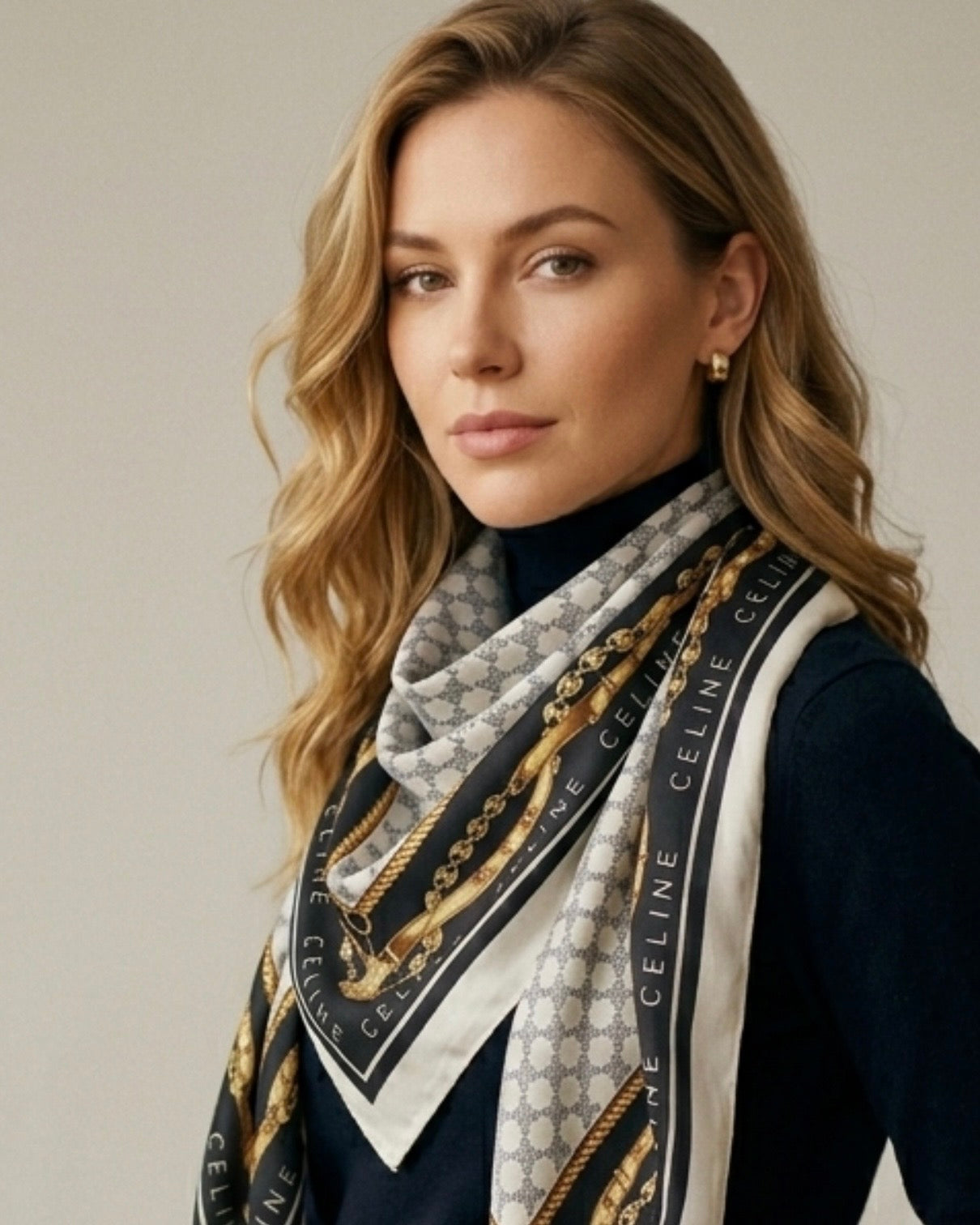 Gilded Dynasty Celine Silky Scarf