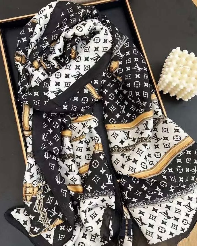 The Milanese Louis Vuitton Silky Scarf