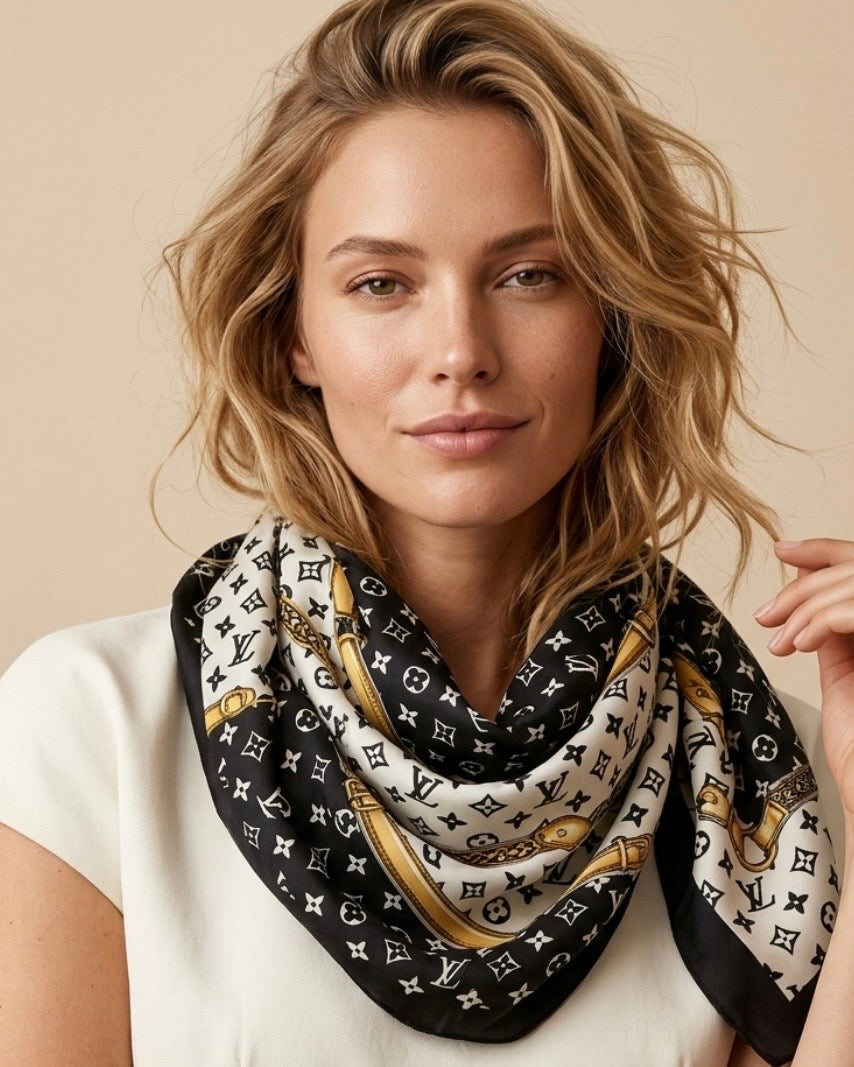 The Milanese Louis Vuitton Silky Scarf