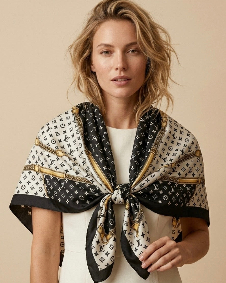 The Milanese Louis Vuitton Silky Scarf