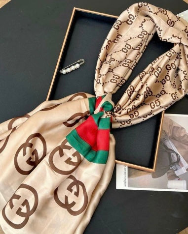 The Vanguard Gucci Silky Scarf
