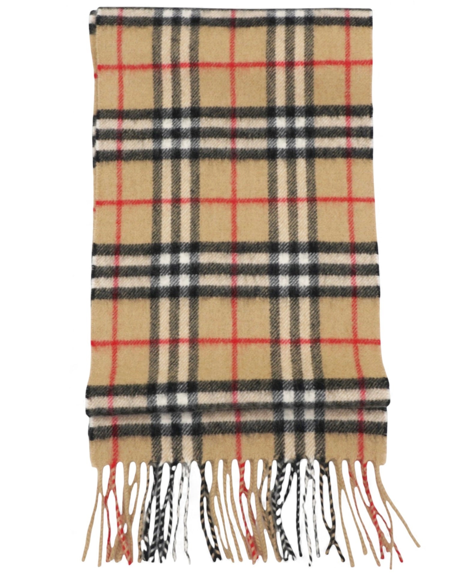 BURBERRY Checked Cashmere Scarf