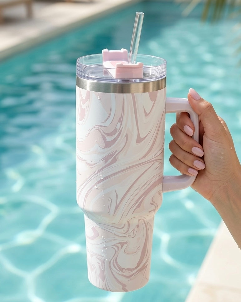 The Stay Chill Tumbler with Handle