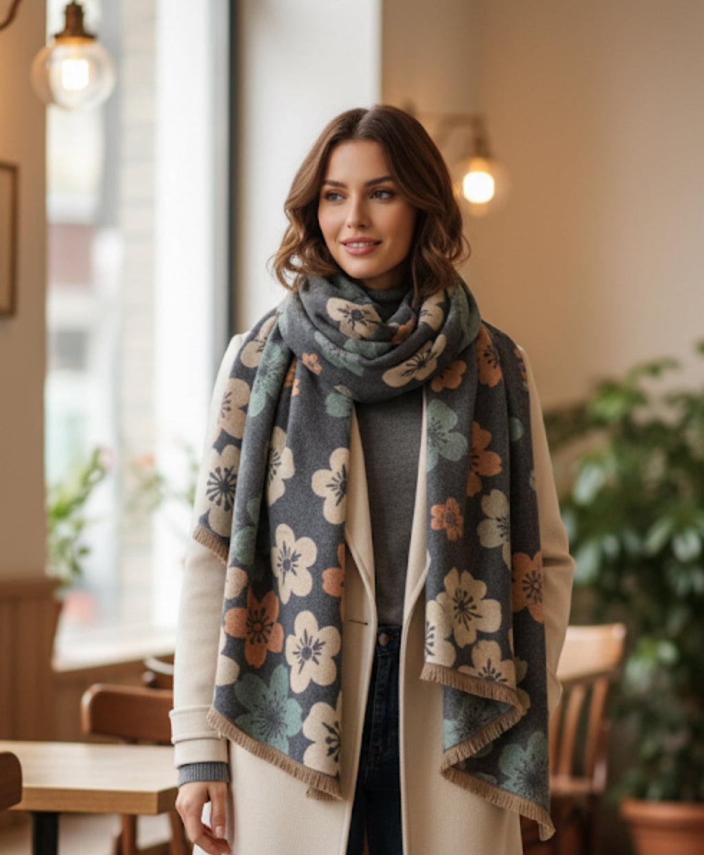 Blossom Cascade Scarf