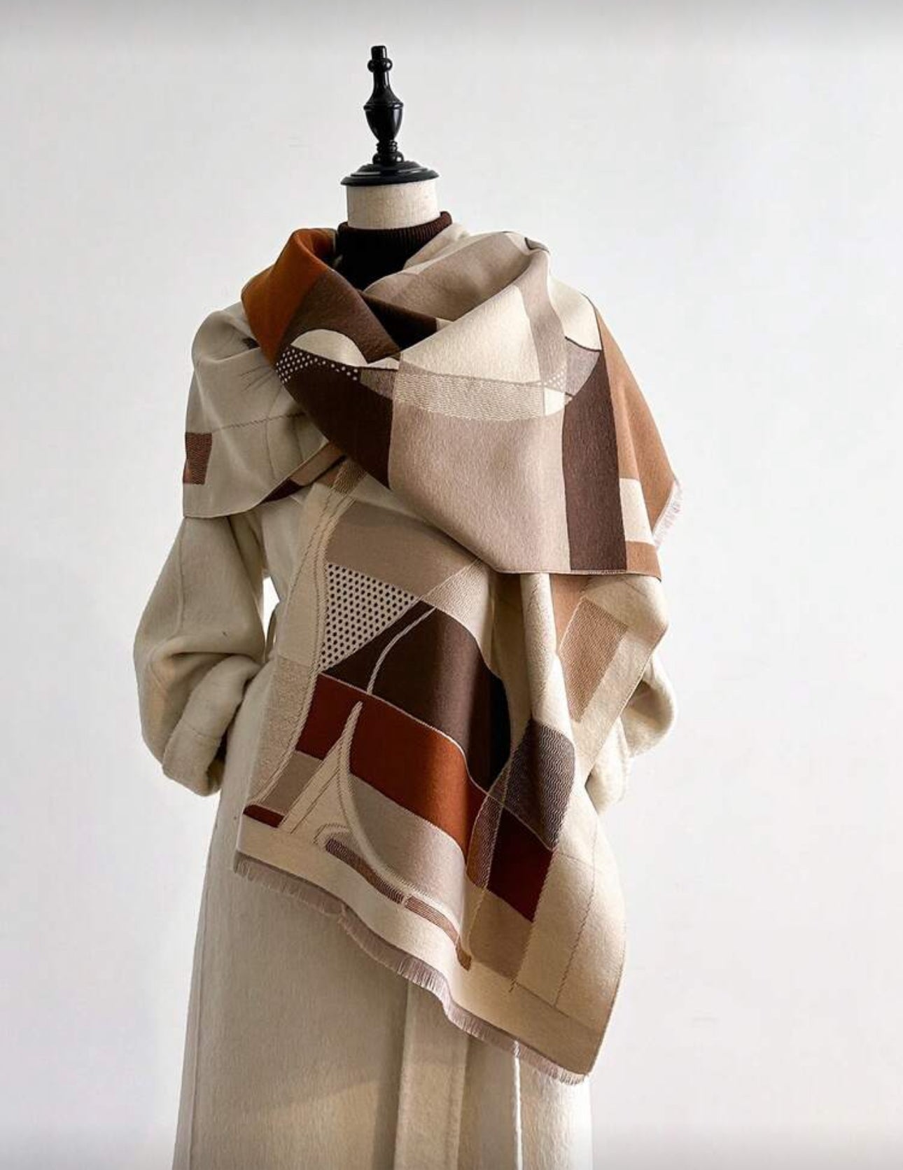 Jacquard Warm Scarf