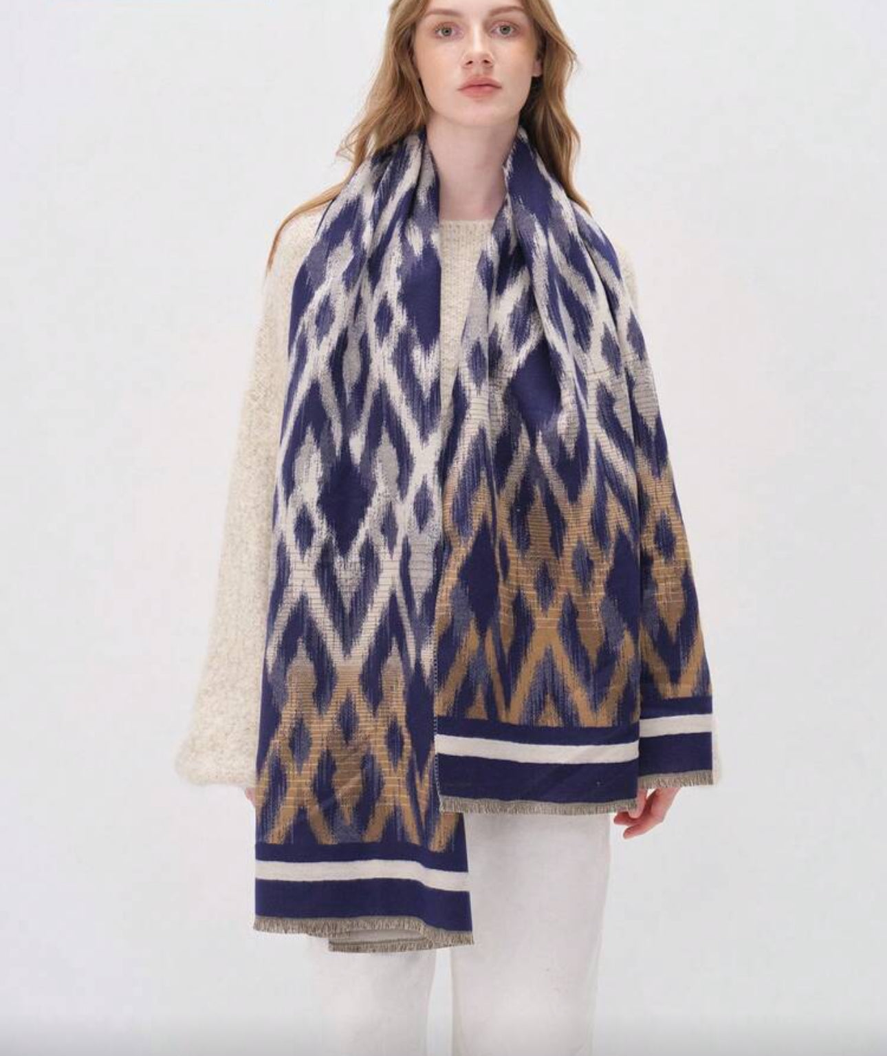 Blue Autumn Hearth Scarf