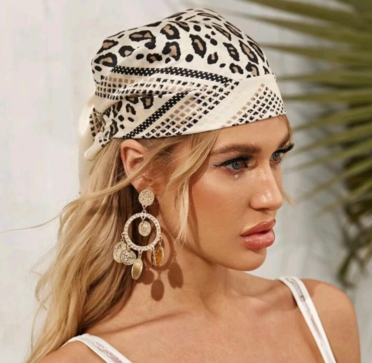 Leopard Print Bandana