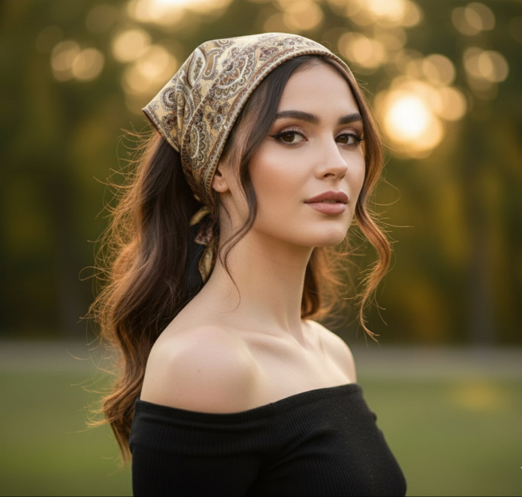 Paisley Hair Bandana