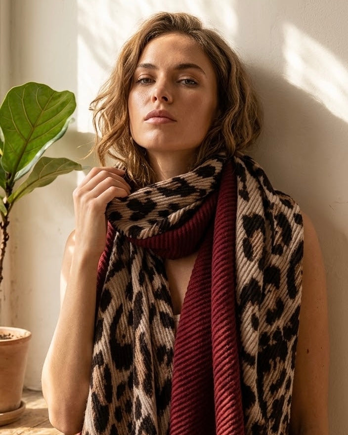 Bourgogne et Sauvage Scarf